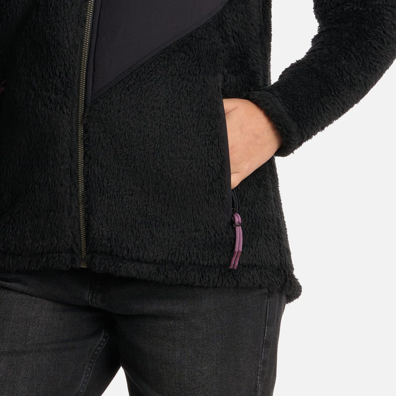 Polar Teen Girl Bear Shaggy-Pro Hoody Negro Lippi I25-4