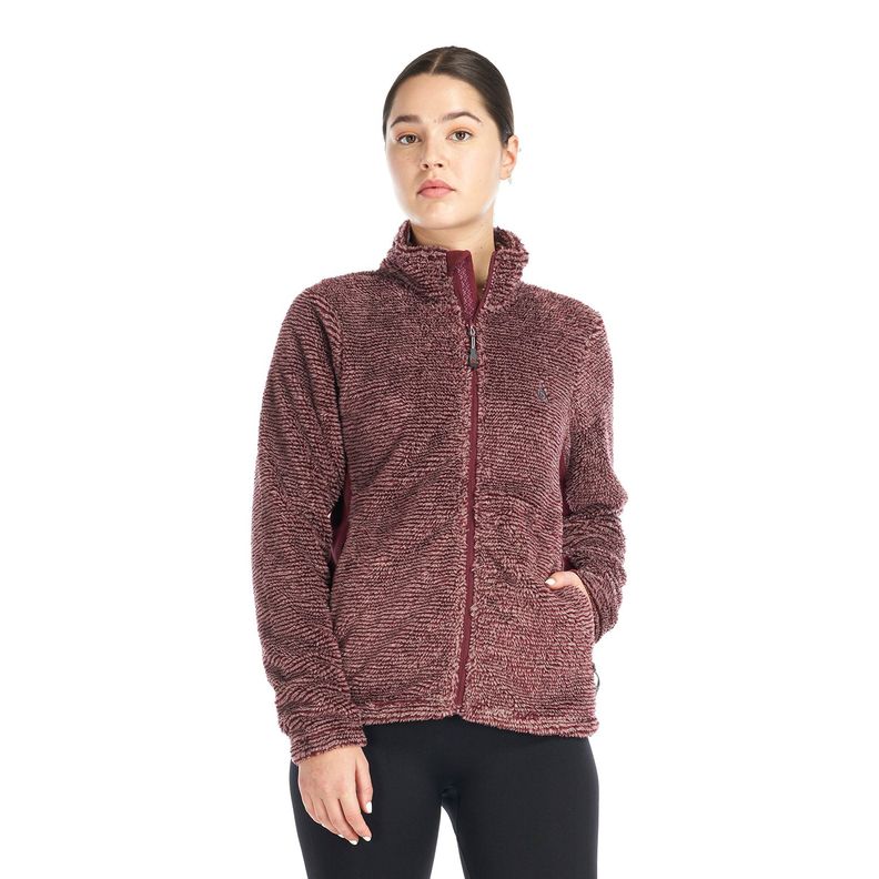 Chaqueta Mujer Congo Burdeo Geography-1