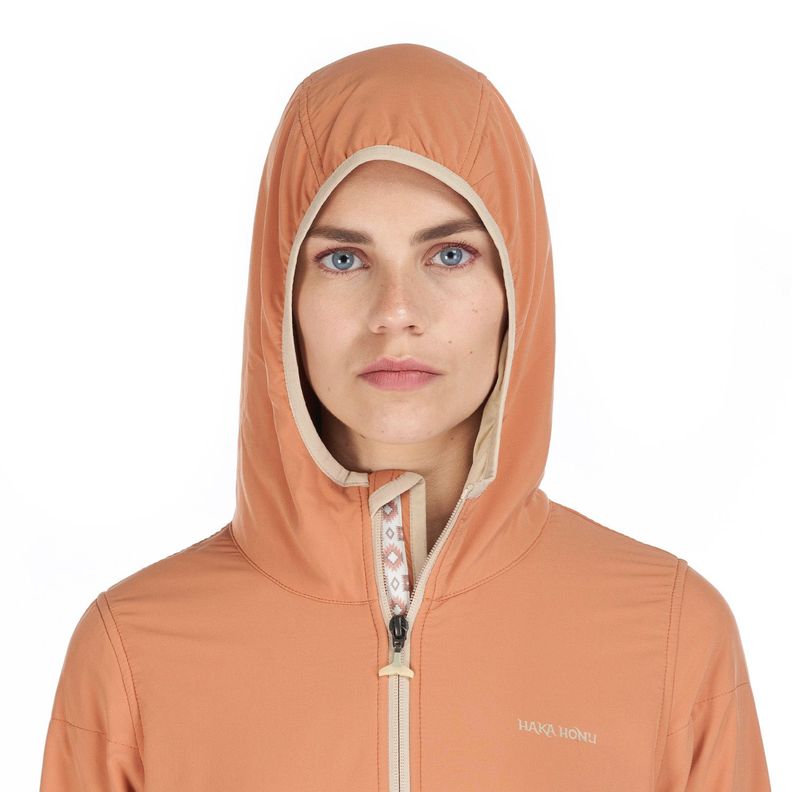 Poleron Mujer Del Sur Coral Haka Honu V22-6