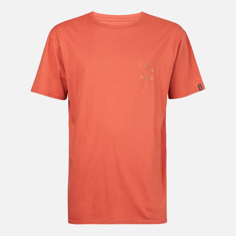 Polera Hombre Atardecer Naranjo Haka Honu-0