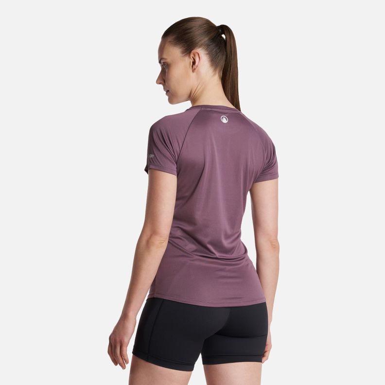 Polera Teen Girl Core Q-Dry T-Shirt Morado Lippi-2