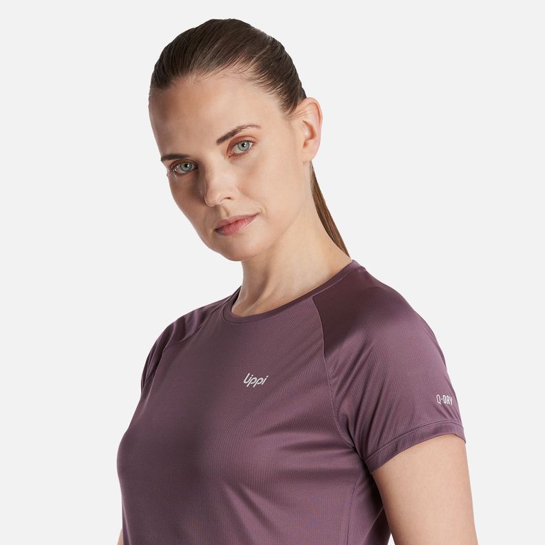 Polera Teen Girl Core Q-Dry T-Shirt Morado Lippi-4
