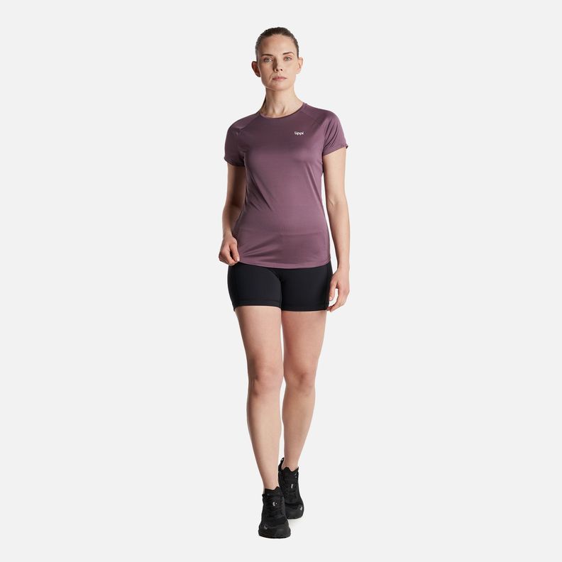 Polera Teen Girl Core Q-Dry T-Shirt Morado Lippi-5