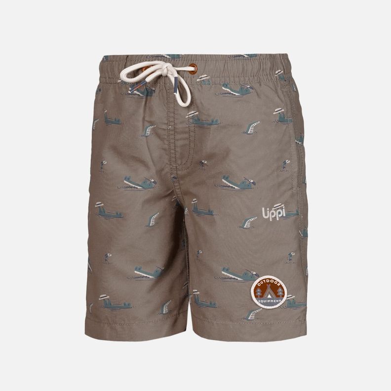Traje de Baño Niño Aqua Swimwear Print Taupe Lippi-0