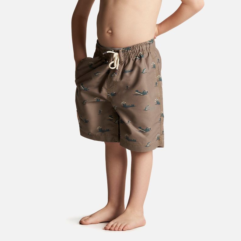 Traje de Baño Niño Aqua Swimwear Print Taupe Lippi-1
