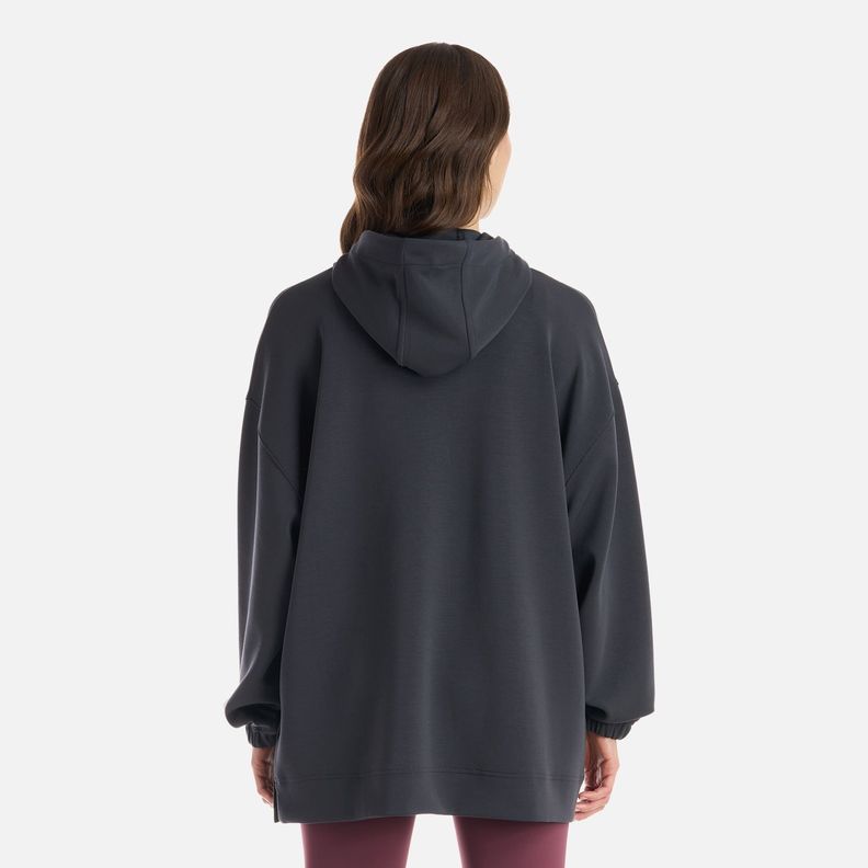 Polerón Mujer CityScape Hoody Sweatshirt Negro Lippi I25-2