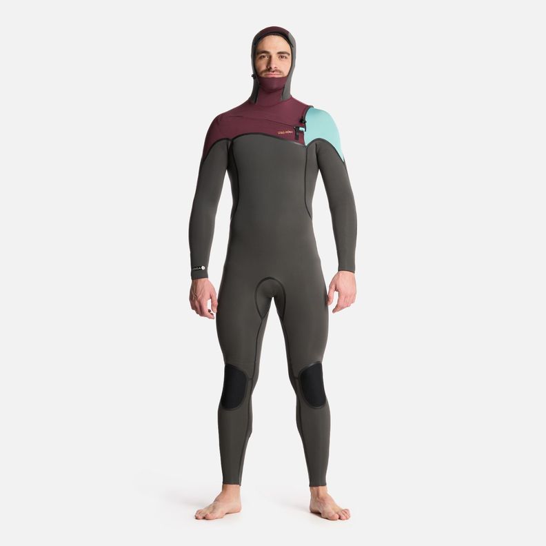 Traje de Surf Hombre Lenga 6:5:4 Gris Grafito Haka Honu-0