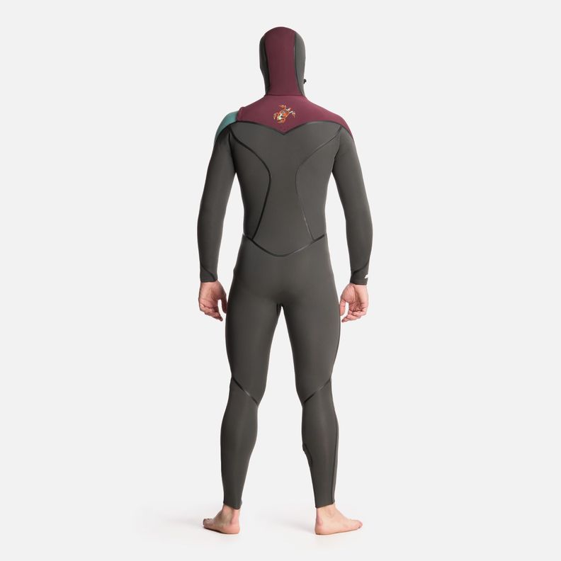 Traje de Surf Hombre Lenga 6:5:4 Gris Grafito Haka Honu-2