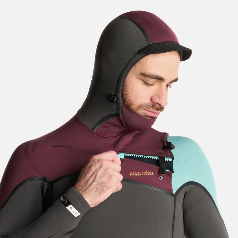 Traje de Surf Hombre Lenga 6:5:4 Gris Grafito Haka Honu-3