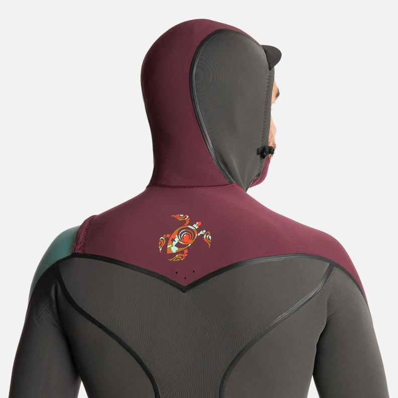 Traje de Surf Hombre Lenga 6:5:4 Gris Grafito Haka Honu-5