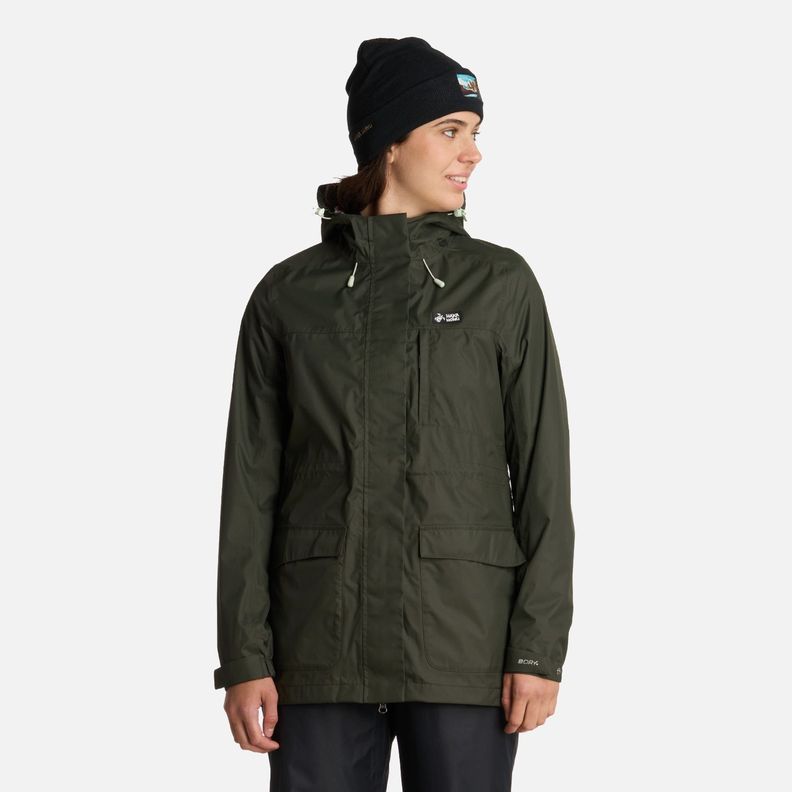 Chaqueta Mujer Kauai Verde Militar Haka Honu I25-0