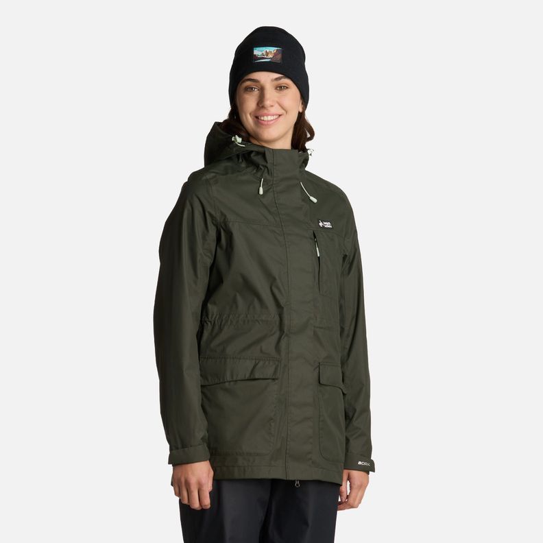 Chaqueta Mujer Kauai Verde Militar Haka Honu I25-1