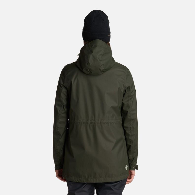 Chaqueta Mujer Kauai Verde Militar Haka Honu I25-2