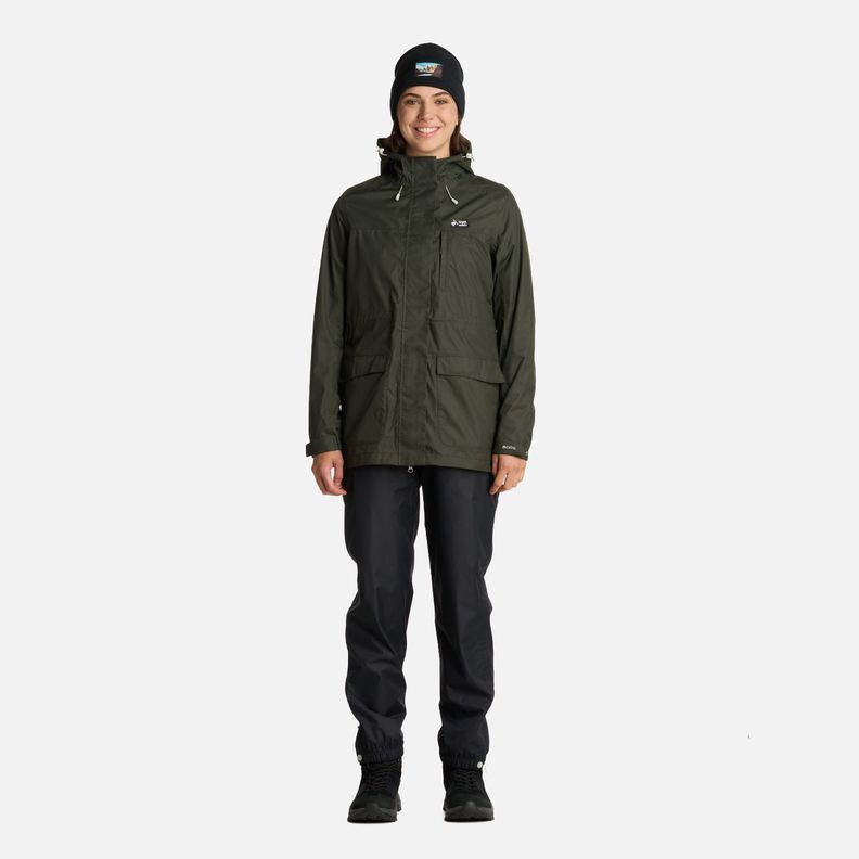 Chaqueta Mujer Kauai Verde Militar Haka Honu I25-6