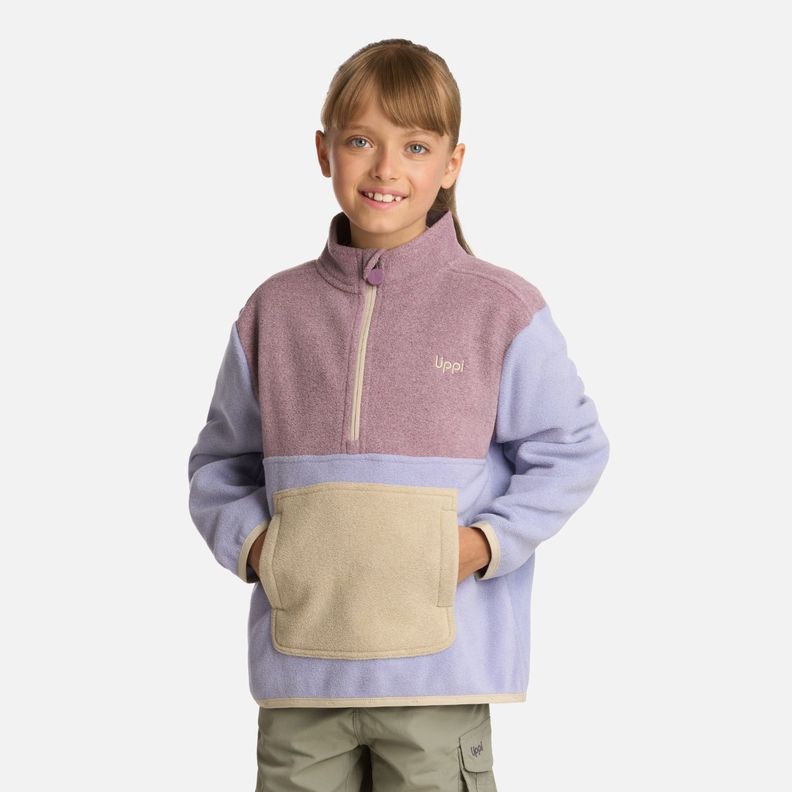 Polar Niña Forest 14 Zip Sweatshirt Lila Lippi I25-0