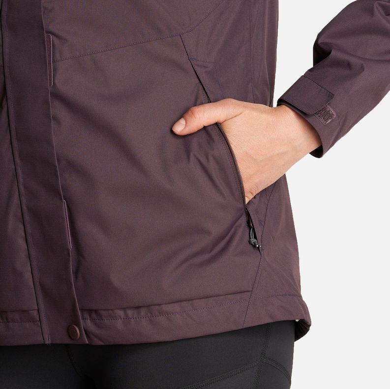 Chaqueta Mujer Blizzard B-Dry Hoody Jacket Burdeo Lippi I23-6