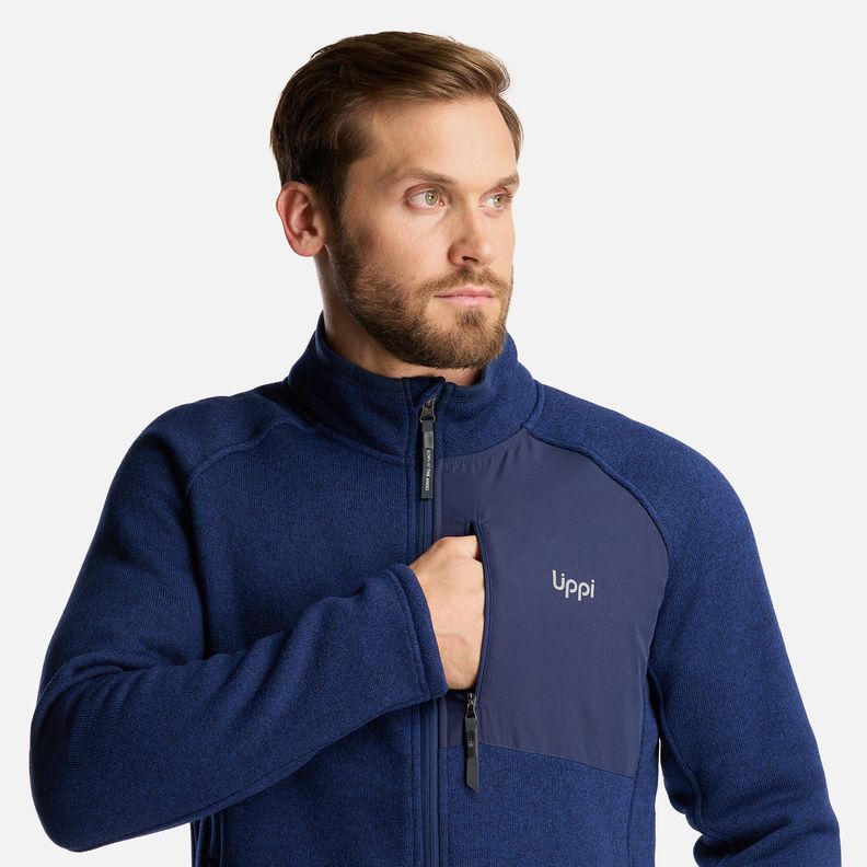 Chaqueta Hombre Coronado Blend-Pro Jacket Melange Azul Marino Lippi I24-4