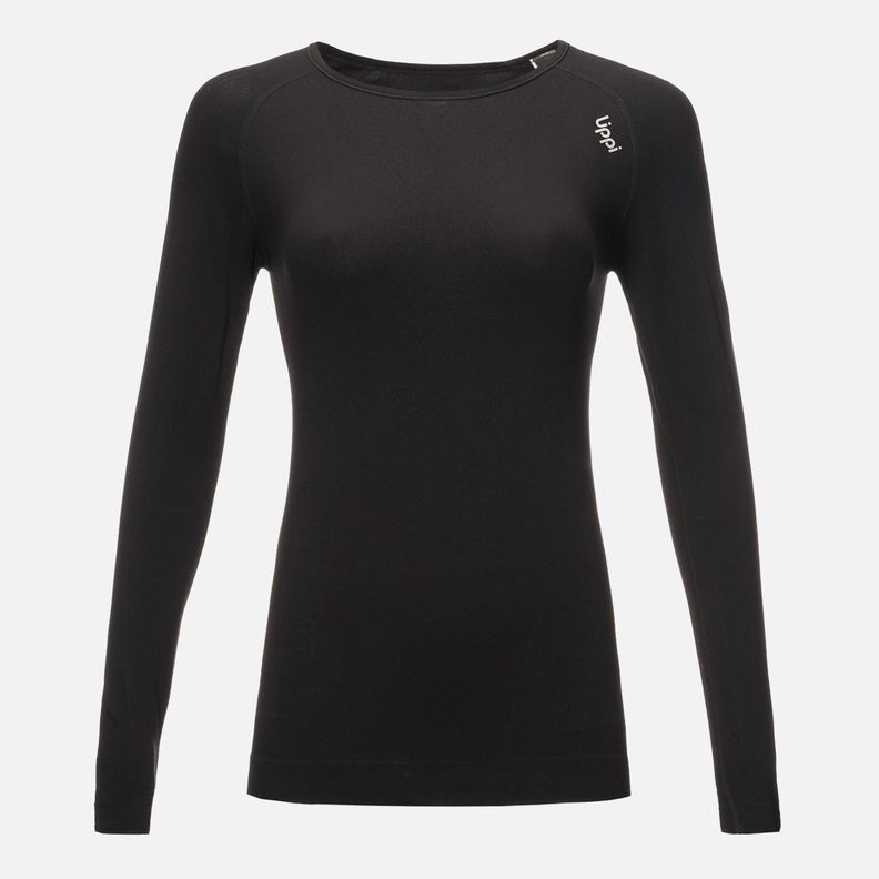 Primera Capa Mujer  Skintec 1000 Seamless Top Negro Lippi-0