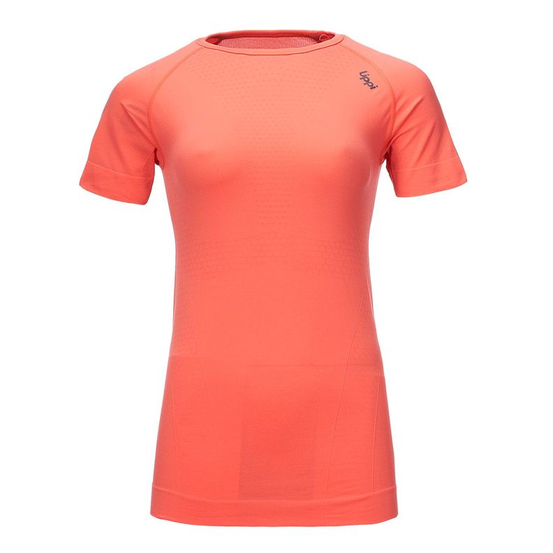 Primera Capa Mujer Skintec 1000 Seamless Short Sleeve Coral Lippi-0