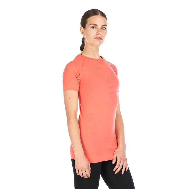 Primera Capa Mujer Skintec 1000 Seamless Short Sleeve Coral Lippi-2