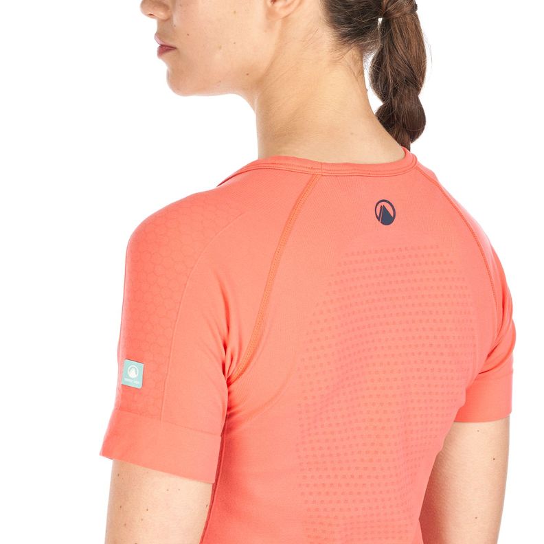 Primera Capa Mujer Skintec 1000 Seamless Short Sleeve Coral Lippi-7