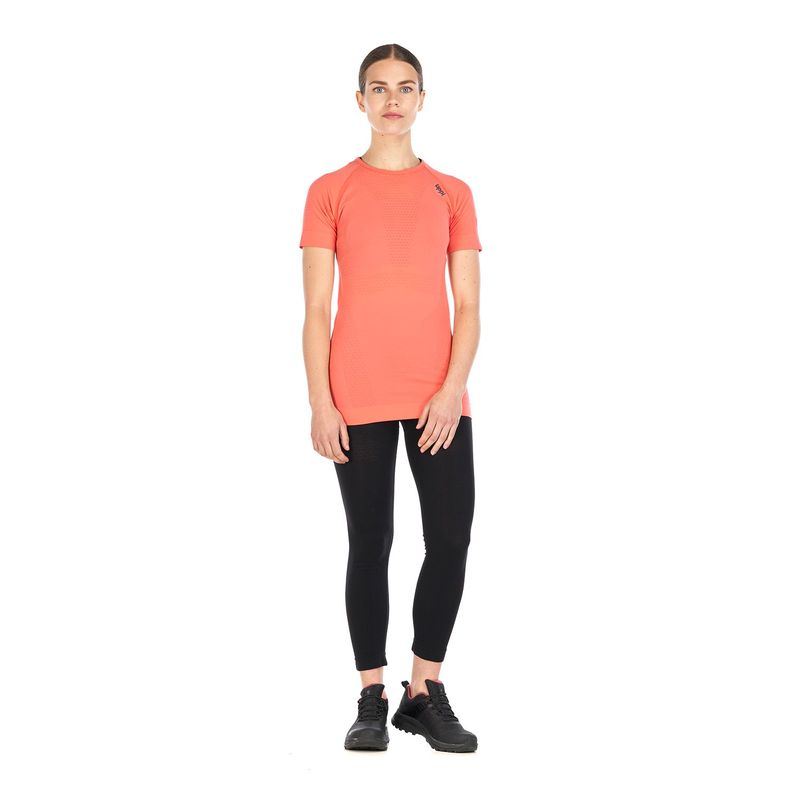 Primera Capa Mujer Skintec 1000 Seamless Short Sleeve Coral Lippi-8