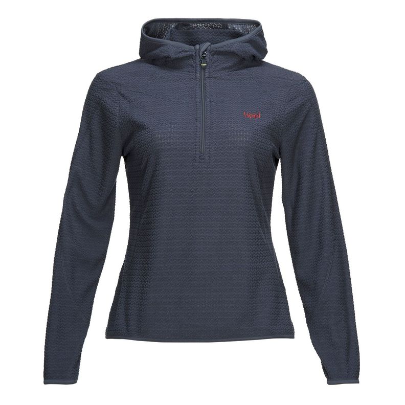 Poleron Mujer Jacaranda Nano-F 14 Zip Hoody Azul Marino Lippi-0