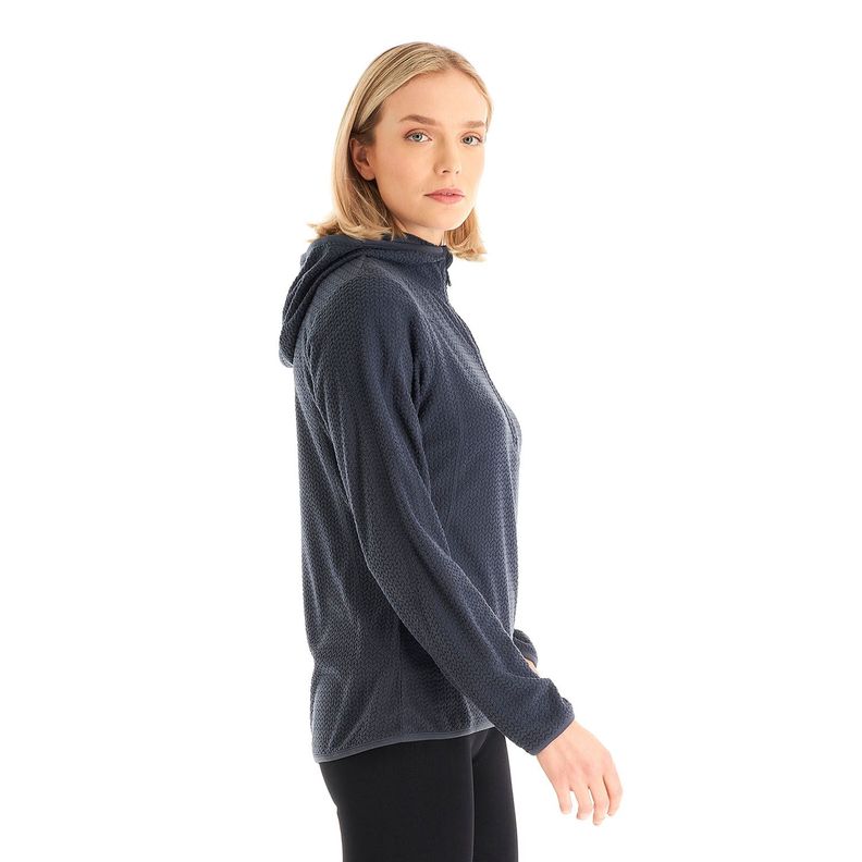 Poleron Mujer Jacaranda Nano-F 14 Zip Hoody Azul Marino Lippi-3