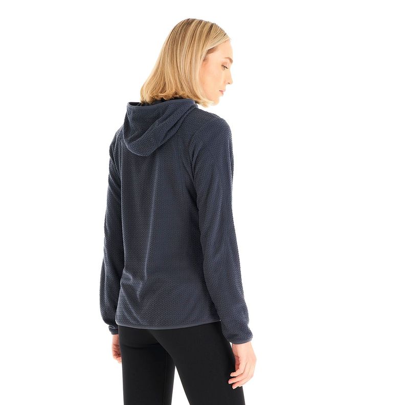 Poleron Mujer Jacaranda Nano-F 14 Zip Hoody Azul Marino Lippi-4