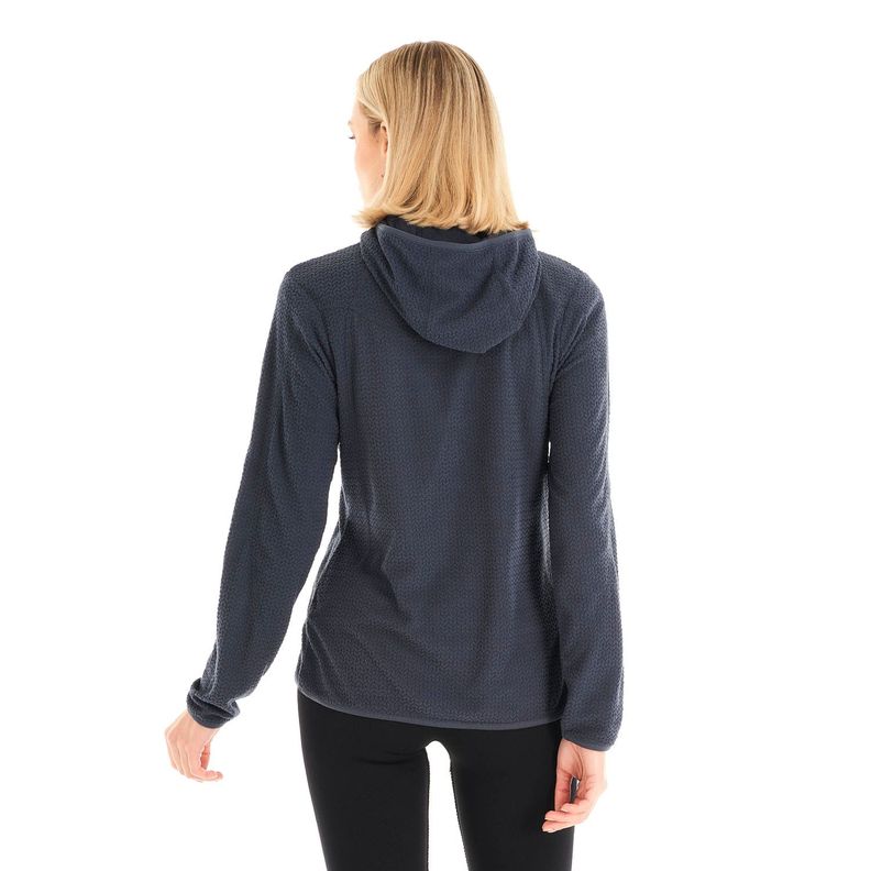 Poleron Mujer Jacaranda Nano-F 14 Zip Hoody Azul Marino Lippi-5