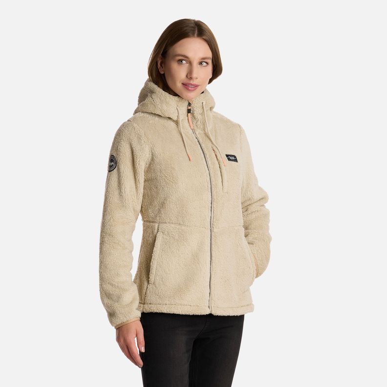 Polar Mujer Bear Shaggy-Pro Hoody Jacket Crudo Lippi I25-1