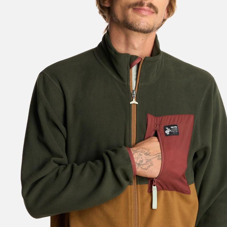 Polerón Hombre Ruil Verde Militar Haka Honu I25-3