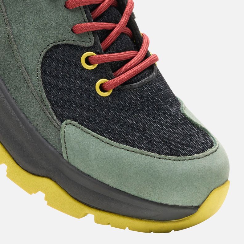 Zapato Hombre Cordillera Baja Verde Grisaceo Haka Honu I25-6