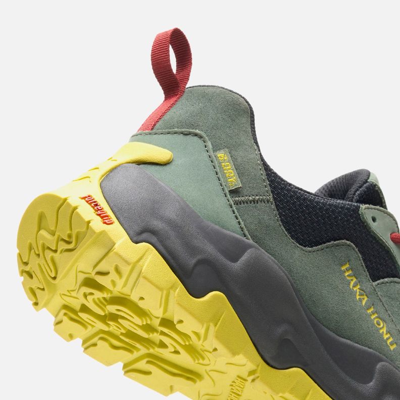 Zapato Hombre Cordillera Baja Verde Grisaceo Haka Honu I25-7