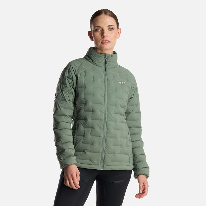 Chaqueta Mujer Ultimate Stretch Down Jacket Verde Musgo Lippi-1