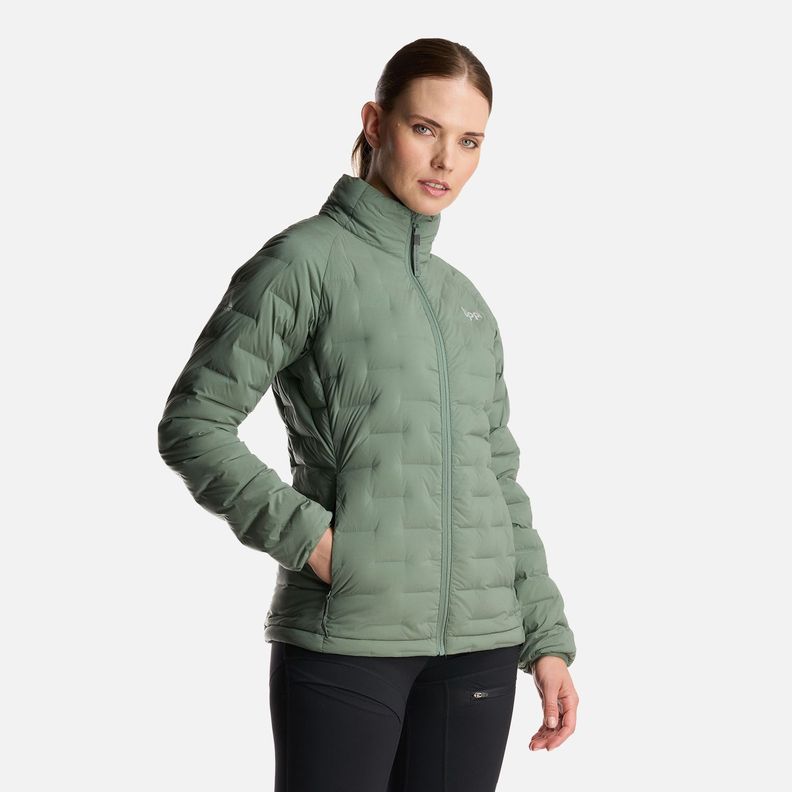 Chaqueta Mujer Ultimate Stretch Down Jacket Verde Musgo Lippi-2
