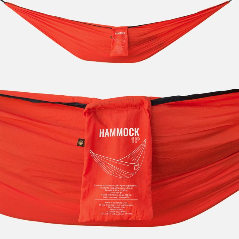 Hamaca Unisex B-Light Hammock Rojo Lippi-1