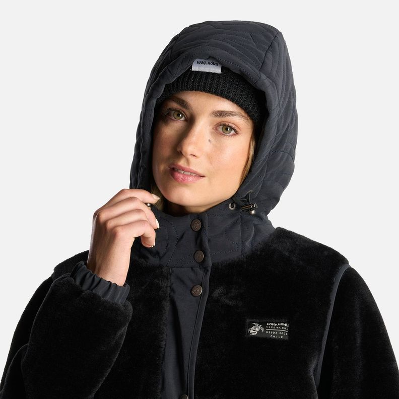 Chaqueta Mujer Noes-ni Negro Haka Honu I24-5