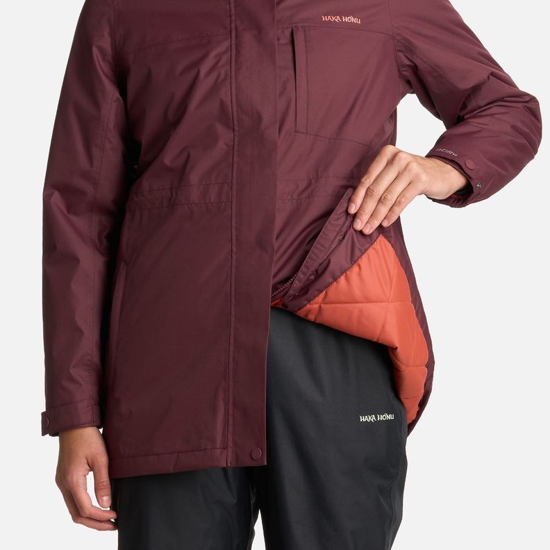 Chaqueta Mujer Terranova Burdeo Haka Honu I25-5