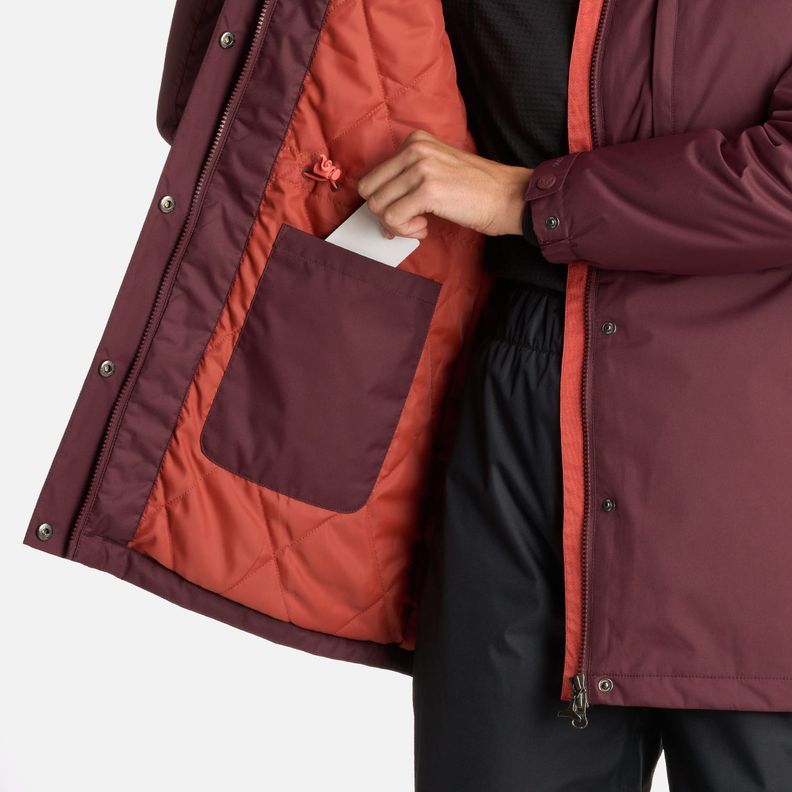 Chaqueta Mujer Terranova Burdeo Haka Honu I25-6