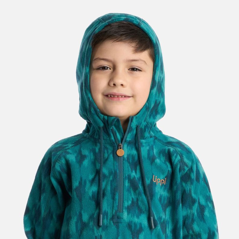 Chaqueta Niño Cold Day Therm-Pro Hoody Print Petroleo Lippi-3