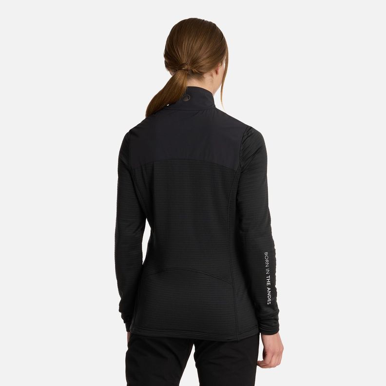 Polerón Mujer Karova Nano-f 14 Zip Negro Lippi I25-2