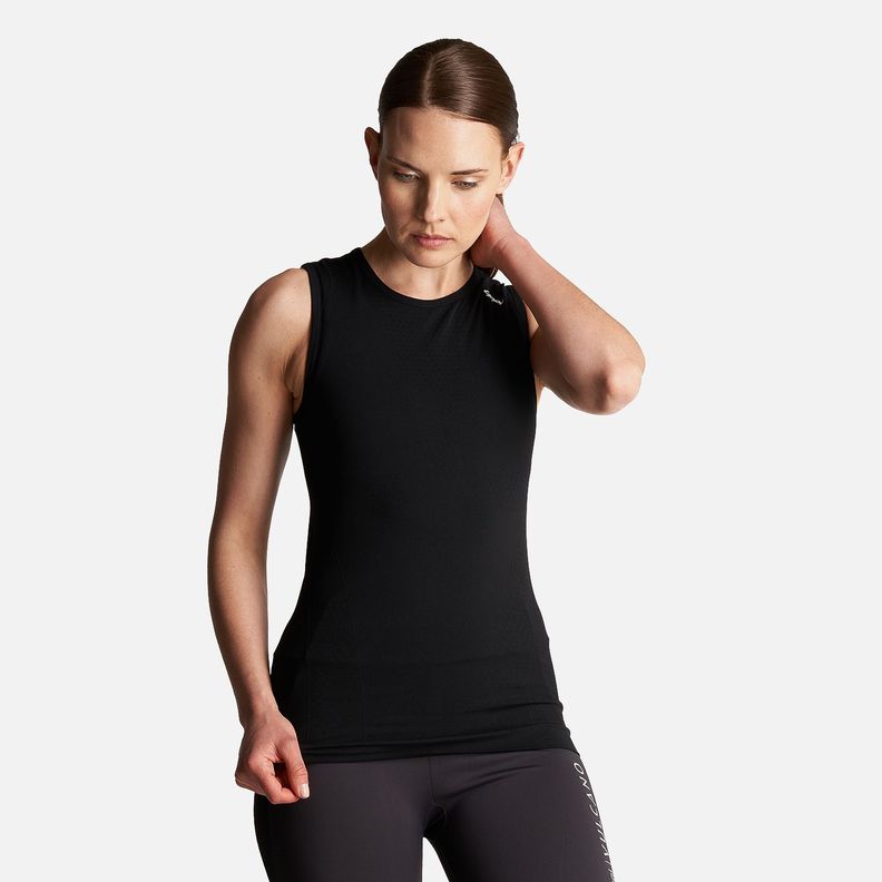 Primera capa Mujer Skintec 1000 Without Sleeve Negro Lippi-1