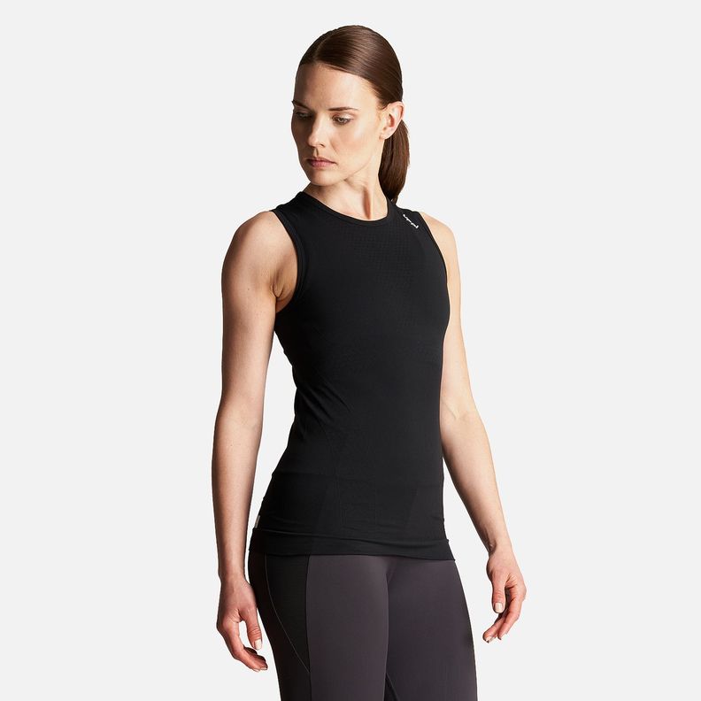 Primera capa Mujer Skintec 1000 Without Sleeve Negro Lippi-2