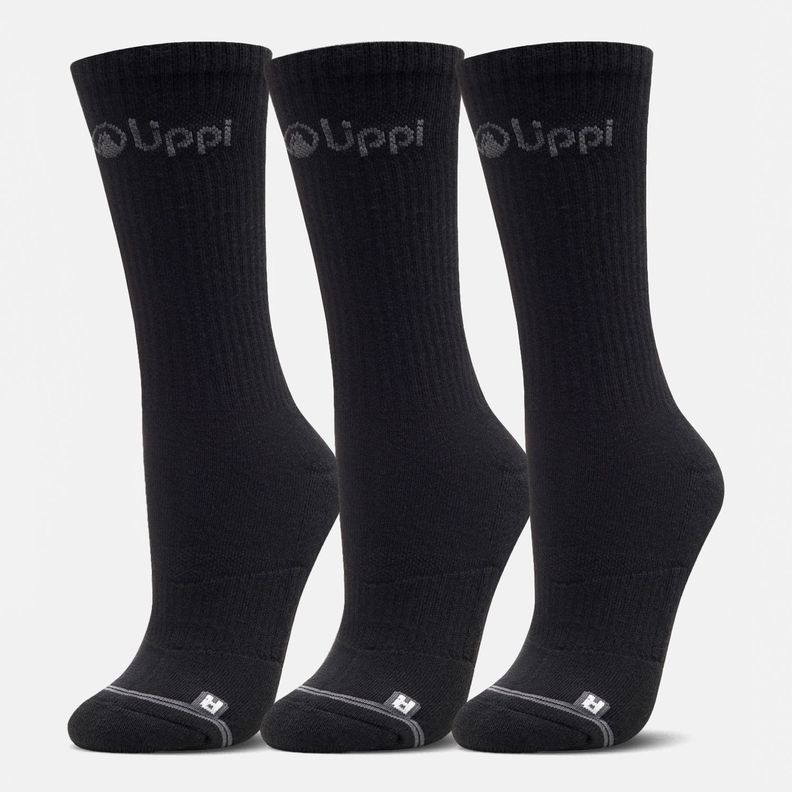 Calcetines Unisex Logo Lippi Pack Long Negro Lippi-0