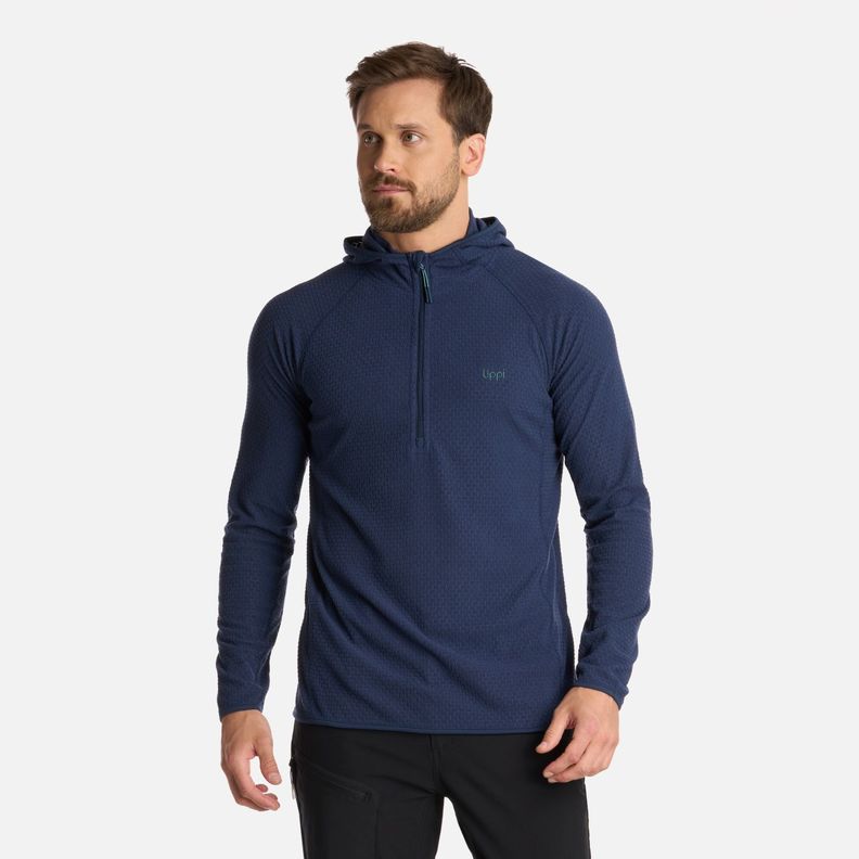 Polerón Hombre Jacaranda Nano-F 14 Zip Azul Marino Lippi I25-0