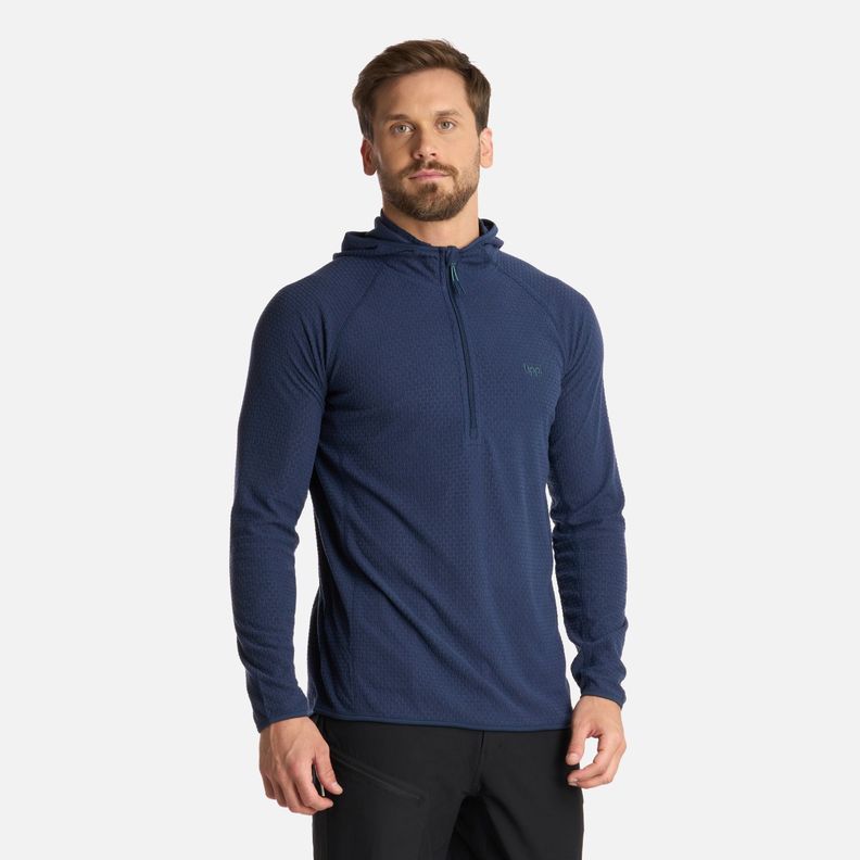 Polerón Hombre Jacaranda Nano-F 14 Zip Azul Marino Lippi I25-1