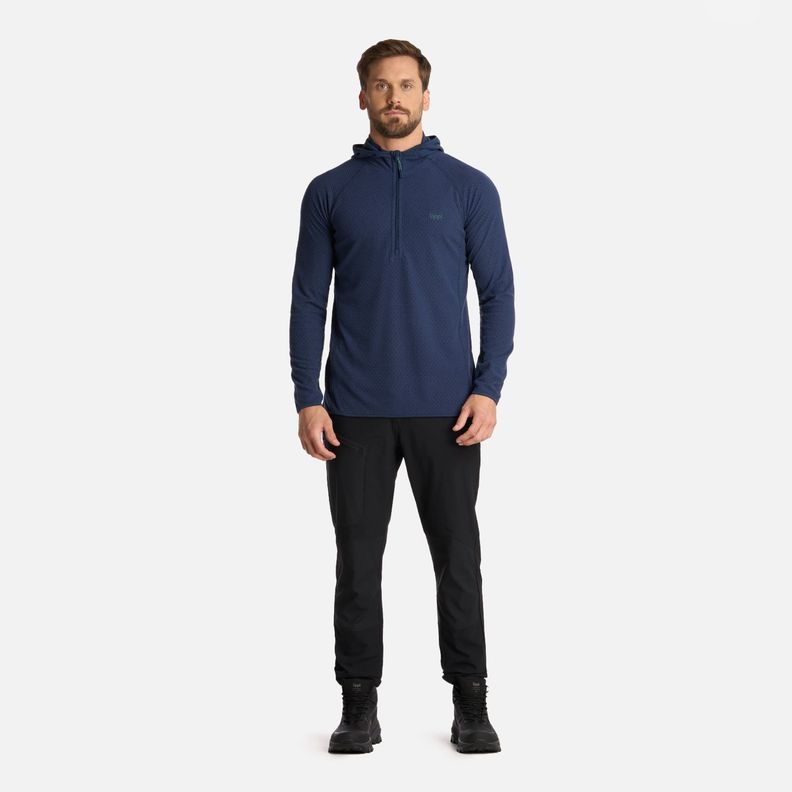 Polerón Hombre Jacaranda Nano-F 14 Zip Azul Marino Lippi I25-4