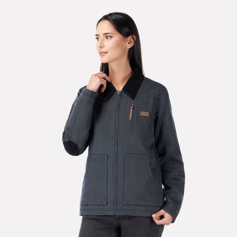 Chaqueta Mujer No-cuero Negro Haka Honu-1