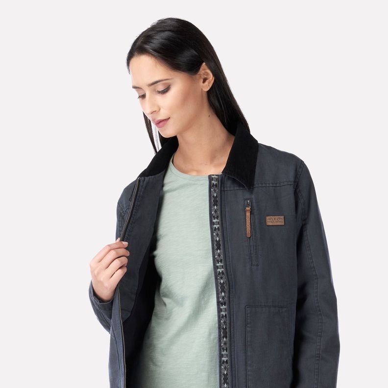 Chaqueta Mujer No-cuero Negro Haka Honu-3